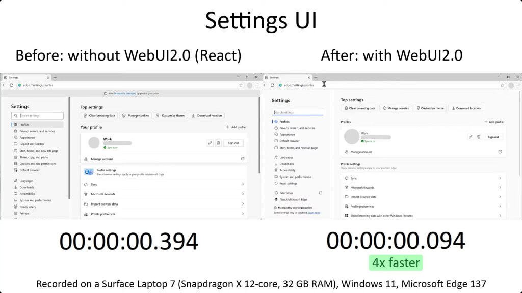 Microsoft deixa Edge mais rápido
